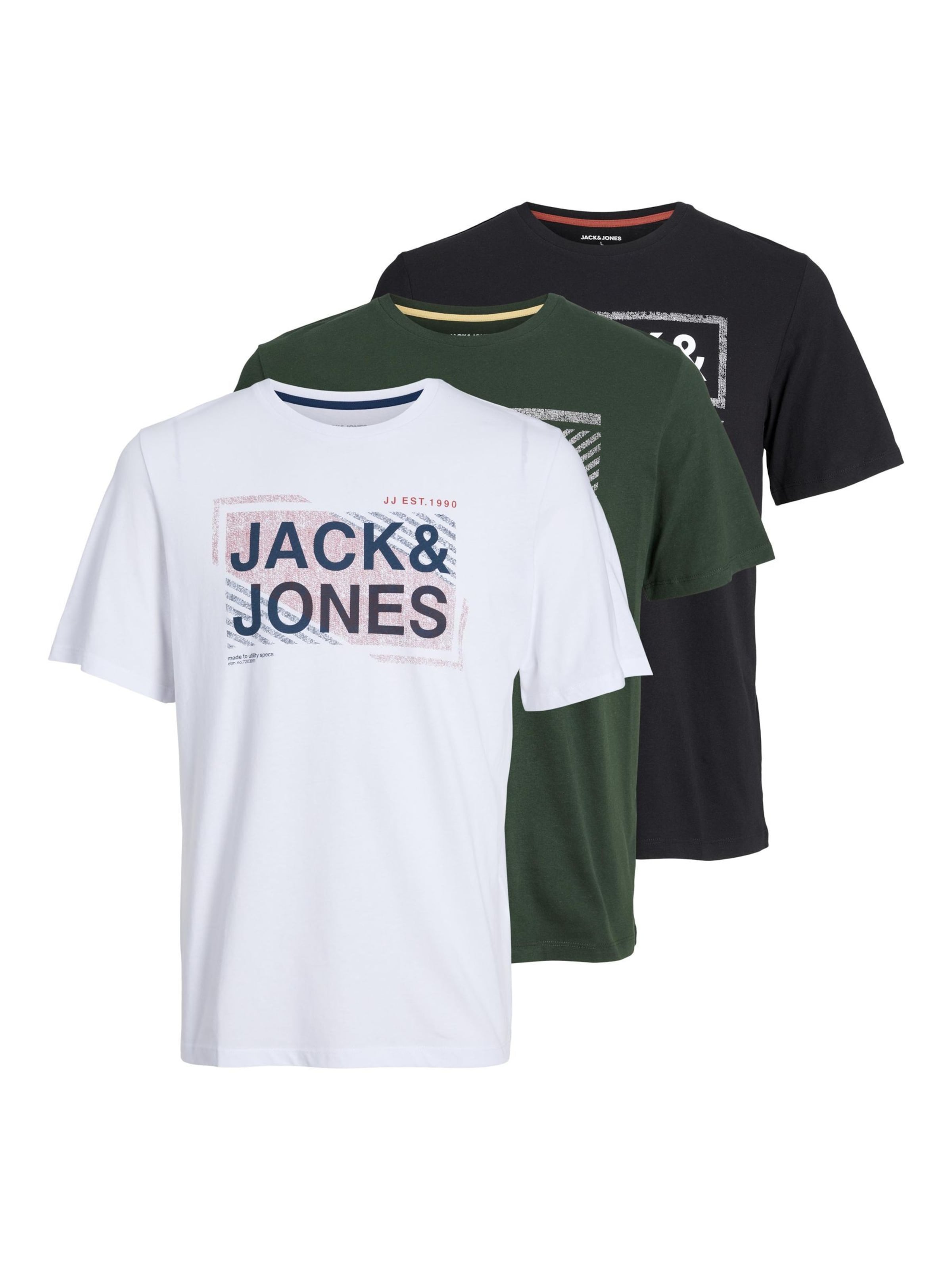 Maglietta di JACK & JONES in verde: frontale