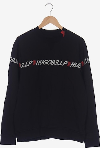 HUGO Red Sweatshirt & Zip-Up Hoodie in L in Black: front