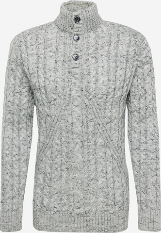 ABOUT YOU Sweater 'Onur' in Grey: front