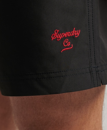 Superdry Zwemshorts in Zwart