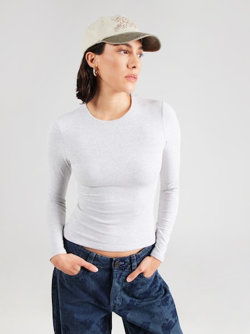 Abercrombie & Fitch Tričko - Sivá: predná strana