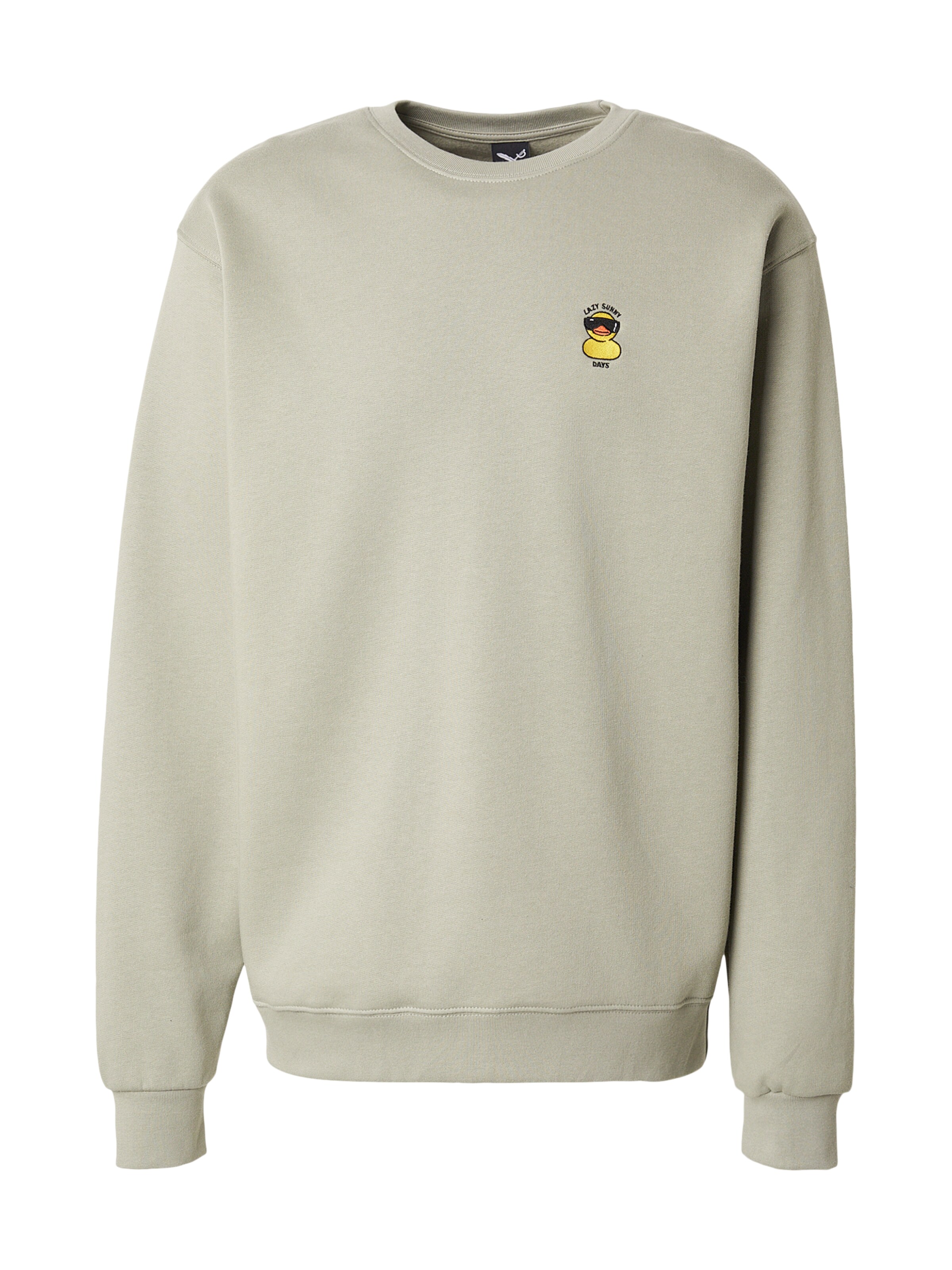 Iriedaily Sweatshirt 'Lazy Sunny Day' in Grün: Vorderseite