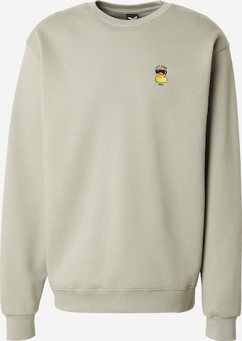 Iriedaily Sweatshirt 'Lazy Sunny Day' in Grün: Vorderseite