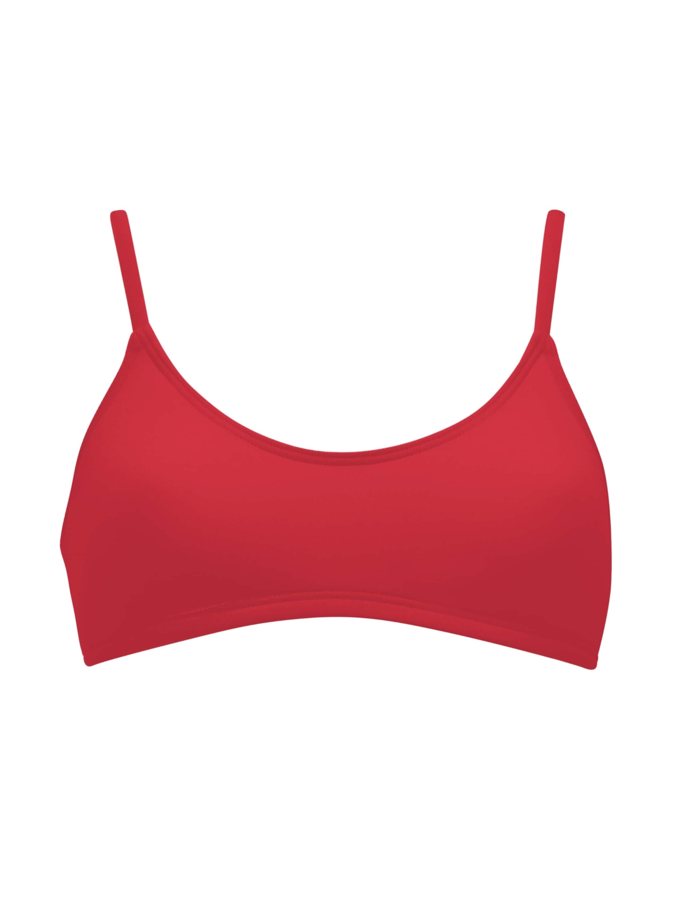 Bustino Top per bikini di VIVID in rosso: frontale