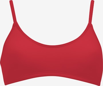 VIVIDBustier Bikini gornji dio - crvena boja: prednji dio