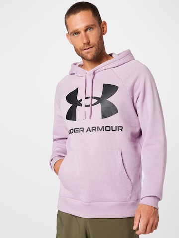 UNDER ARMOUR Sports sweatshirt in Pink: front