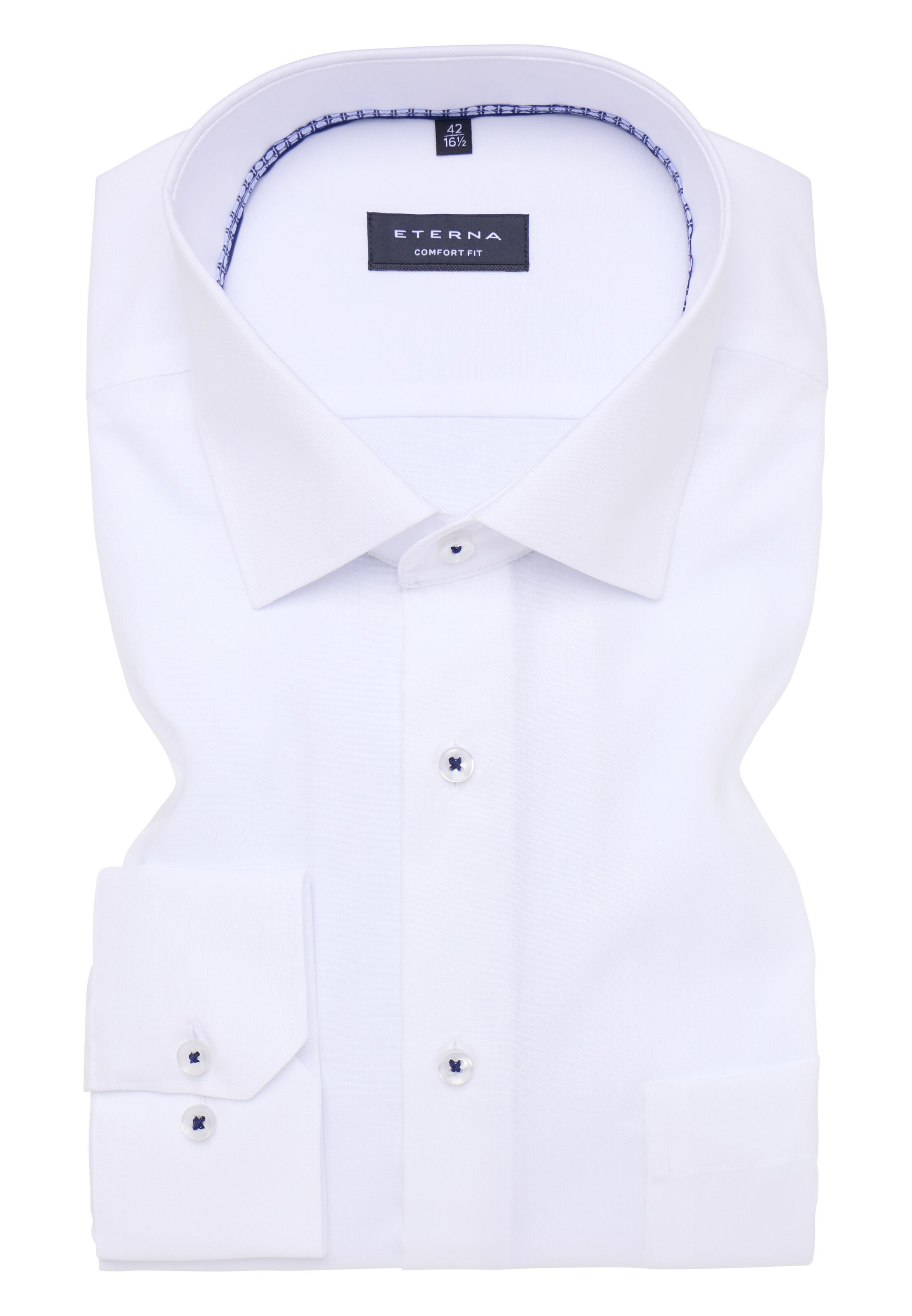ETERNA Regular Fit Hemd in Weiß