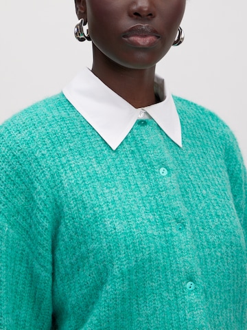 EDITED Gebreid vest 'Iliana Cardigan' in Groen