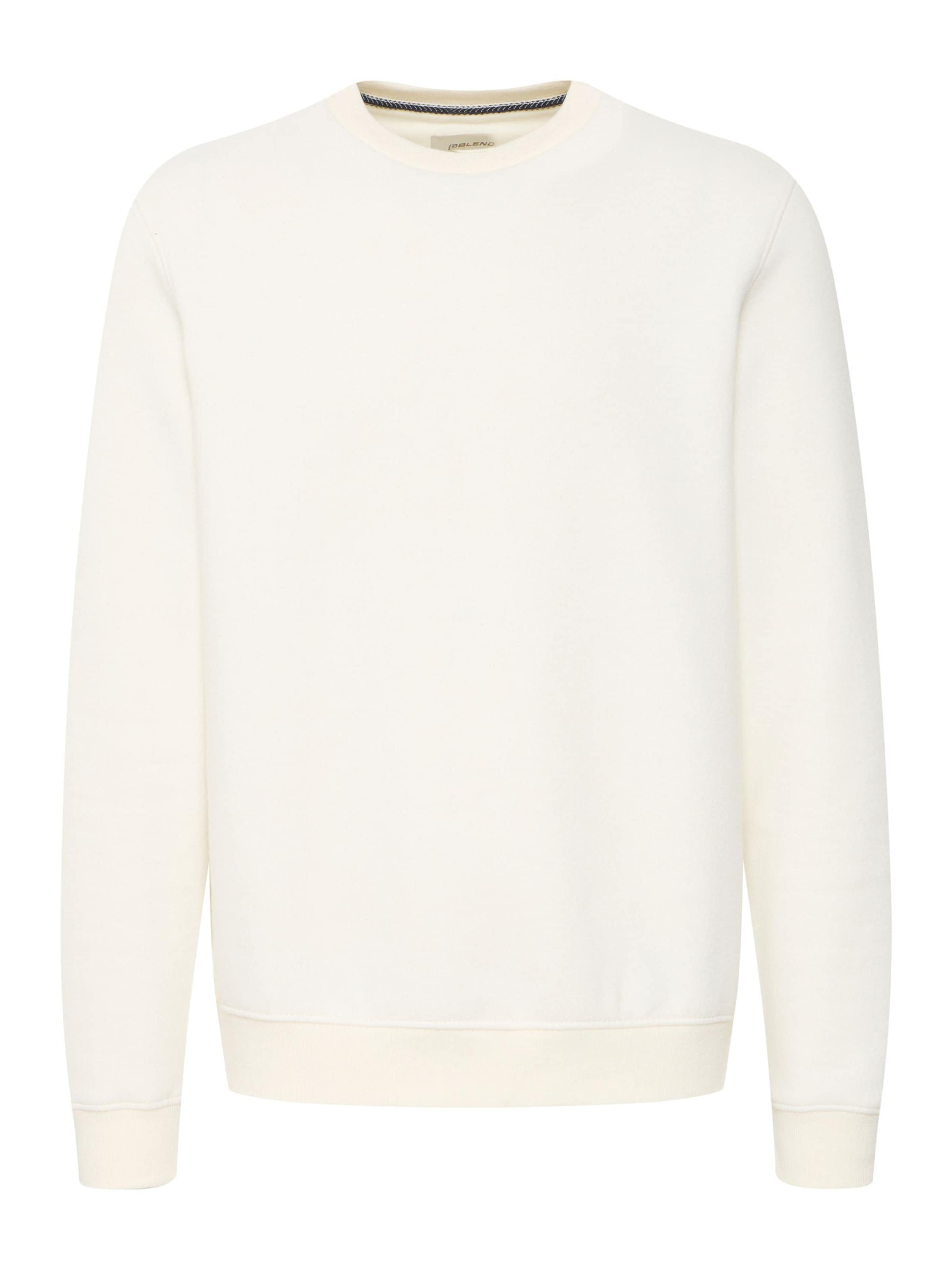BLEND Sweatshirt in Wit: voorkant