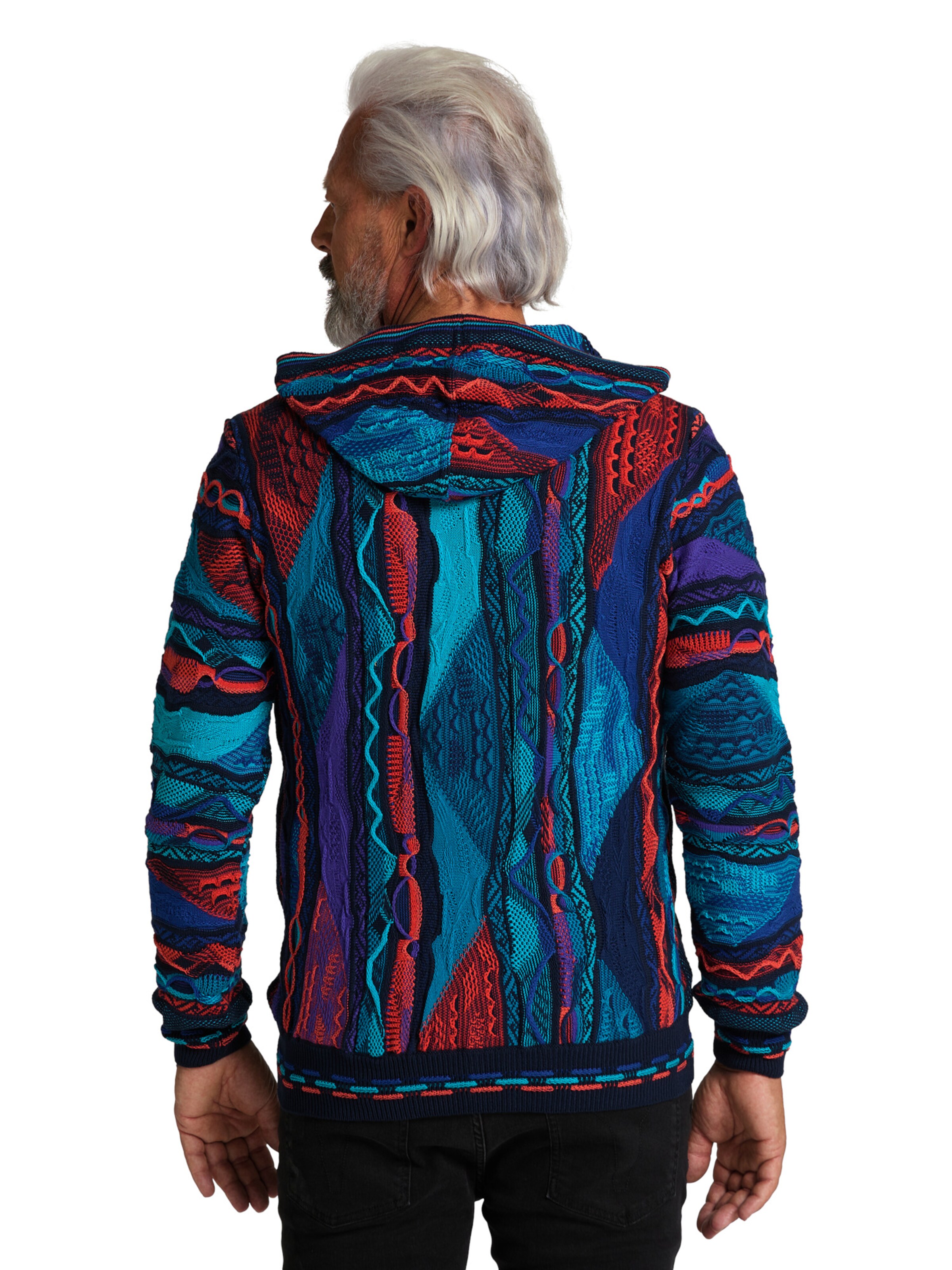 Carlo Colucci Strickjacke 'Conzem' in Blau