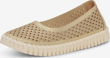 ILSE JACOBSEN Slipper 'Tulip3578' i guld: forside