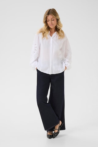 Cream Bluse in Weiß