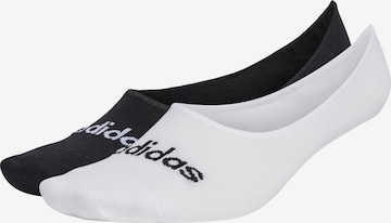 juoda ADIDAS PERFORMANCE Sportinės kojinės 'Thin Linear Ballerina 2 Pairs': priekis
