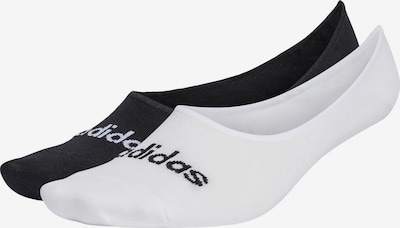 ADIDAS PERFORMANCE Urheilusukat 'Thin Linear Ballerina 2 Pairs' koossa 37-39 värissä musta / valkoinen, Tuotenäkymä