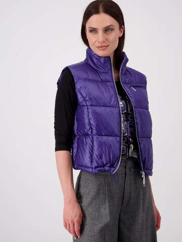 Gilet monari en violet : devant