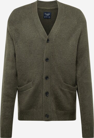 Abercrombie & Fitch Knit cardigan 'FUZZY' in Khaki, Item view