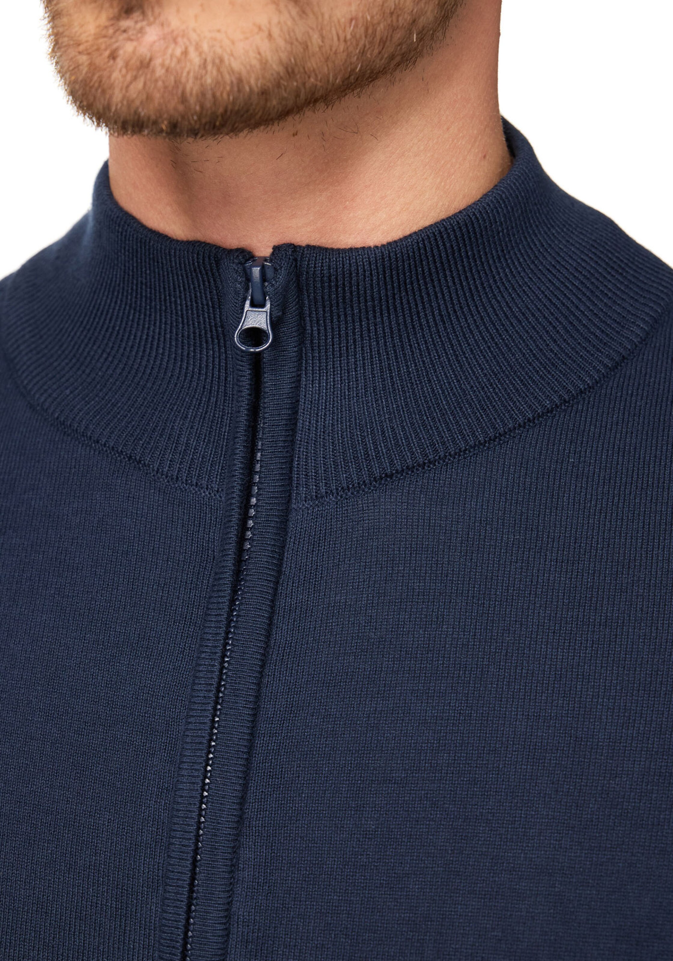 INDICODE JEANS Strickjacke in Blau