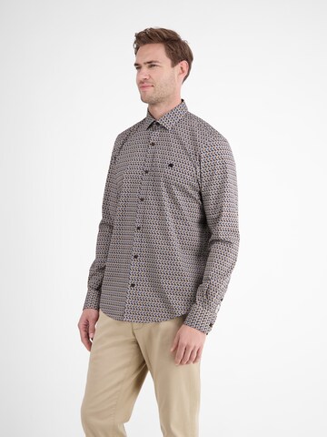 LERROS Regular fit Button Up Shirt in Brown