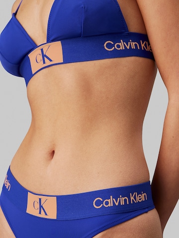 Calvin Klein Swimwear Bikinibroek in Blauw
