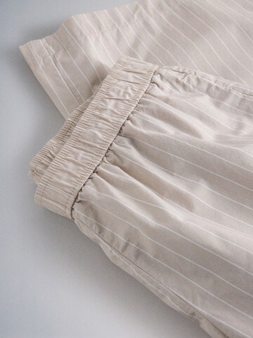 The Set - Pierna ancha Pantalón en beige