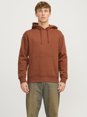 JACK & JONES Sweatshirt 'JJEStar' in Braun: Vorderseite