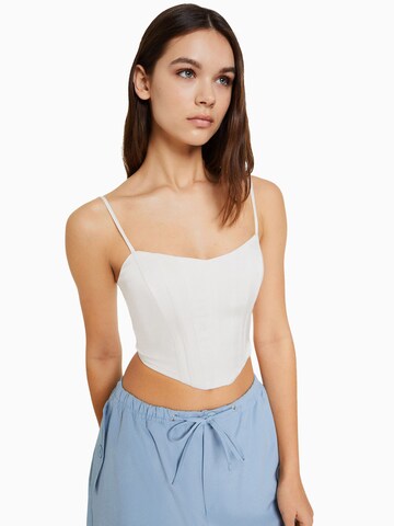 Bershka Top – béžová