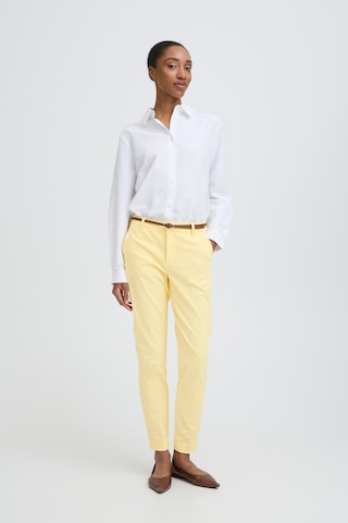 b.young Slimfit Broek 'Days' in Geel