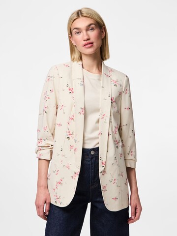 Blazer '17126850' PIECES en blanc