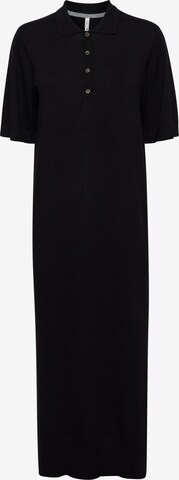 PULZ Jeans Knitted dress in Black: front