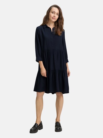 TOM TAILOR Shirt Dress in Blue: front