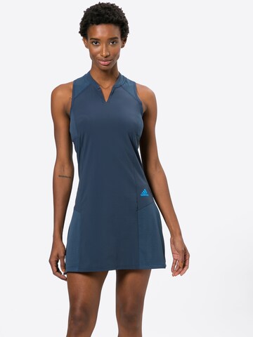 ADIDAS GOLF - Vestido deportivo en azul: frente