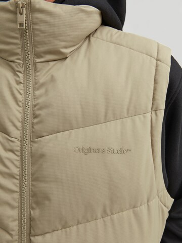 Gilet 'Vesterbro' JACK & JONES en beige