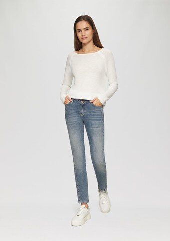 s.Oliver Slimfit Jeans in Blauw: voorkant