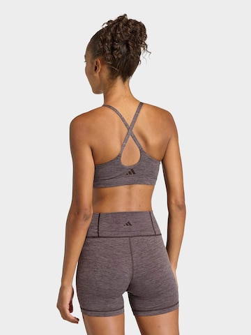 ADIDAS PERFORMANCE Bustier Sport bh 'ALL ME' in Bruin