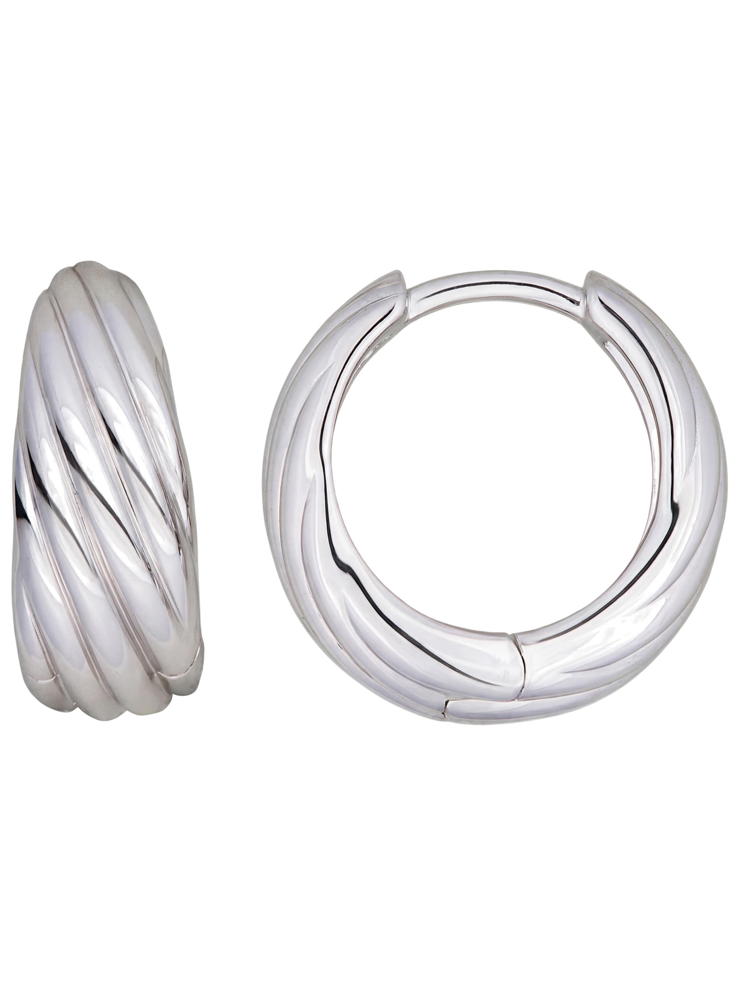 Jobo Ohrringe‌‌‌‌ in Silber: Vorderseite