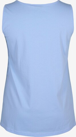 Zizzi Top 'VMY' in Blauw