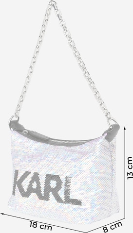 Sac bandoulière Karl Lagerfeld en argent