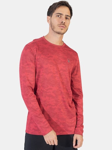 Spyder Functioneel shirt in Rood: voorkant