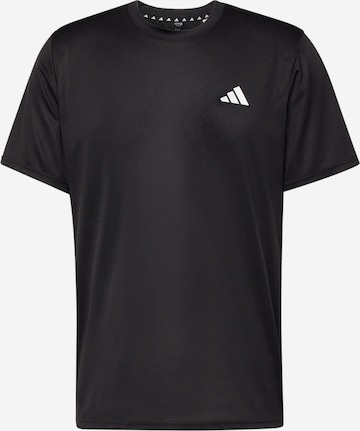 T-Shirt fonctionnel 'Train Essentials' ADIDAS PERFORMANCE en noir : devant