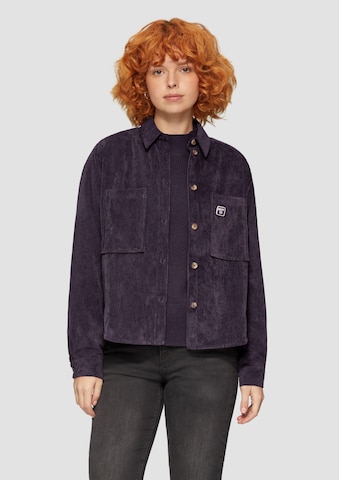 Veste mi-saison QS en violet : devant