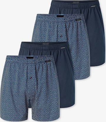 SCHIESSER Boxer ' Multipacks ' in Blau: Vorderseite