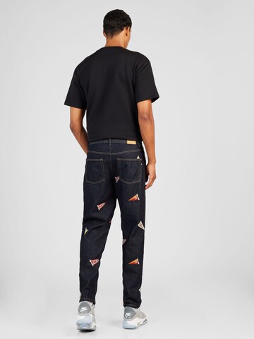Les Deux Regular Jeans 'Ryder Flag' in Black