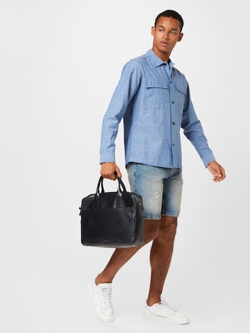 SELECTED HOMME Regular fit Overhemd 'BERLIN' in Blauw