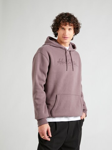 HOLLISTER - Sweatshirt em roxo: frente