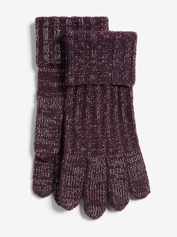 Lipsy - Luvas com dedos em roxo