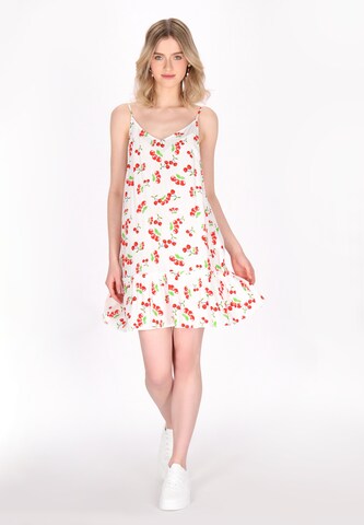 Robe d’été 'Spring Summer' MYMO en blanc