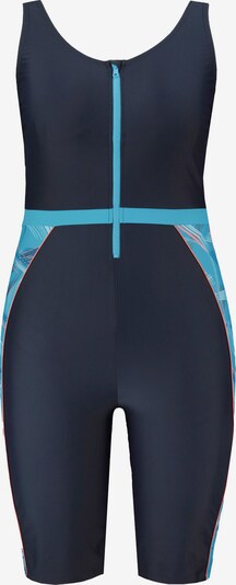 Ulla Popken Badeanzug en marine / himmelblau, Vue avec produit
