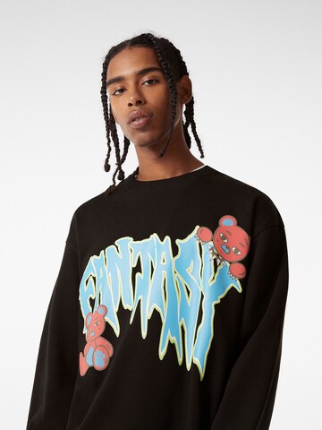 Bershka Sweatshirt in Black