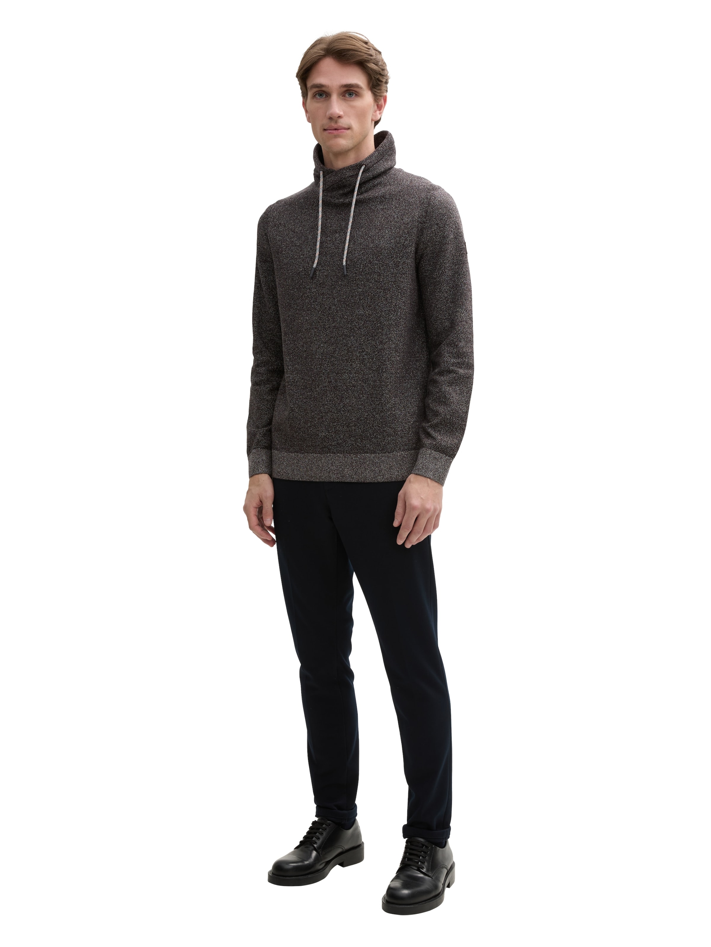 TOM TAILOR Sweater in Black