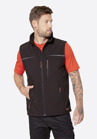 Gilet Hero en noir : devant